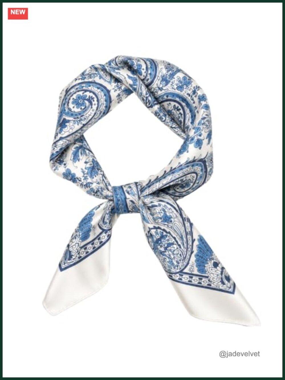 Silk Feel Square Head Scarf 27.5 Inch Hair Wrapping Bandana For Women